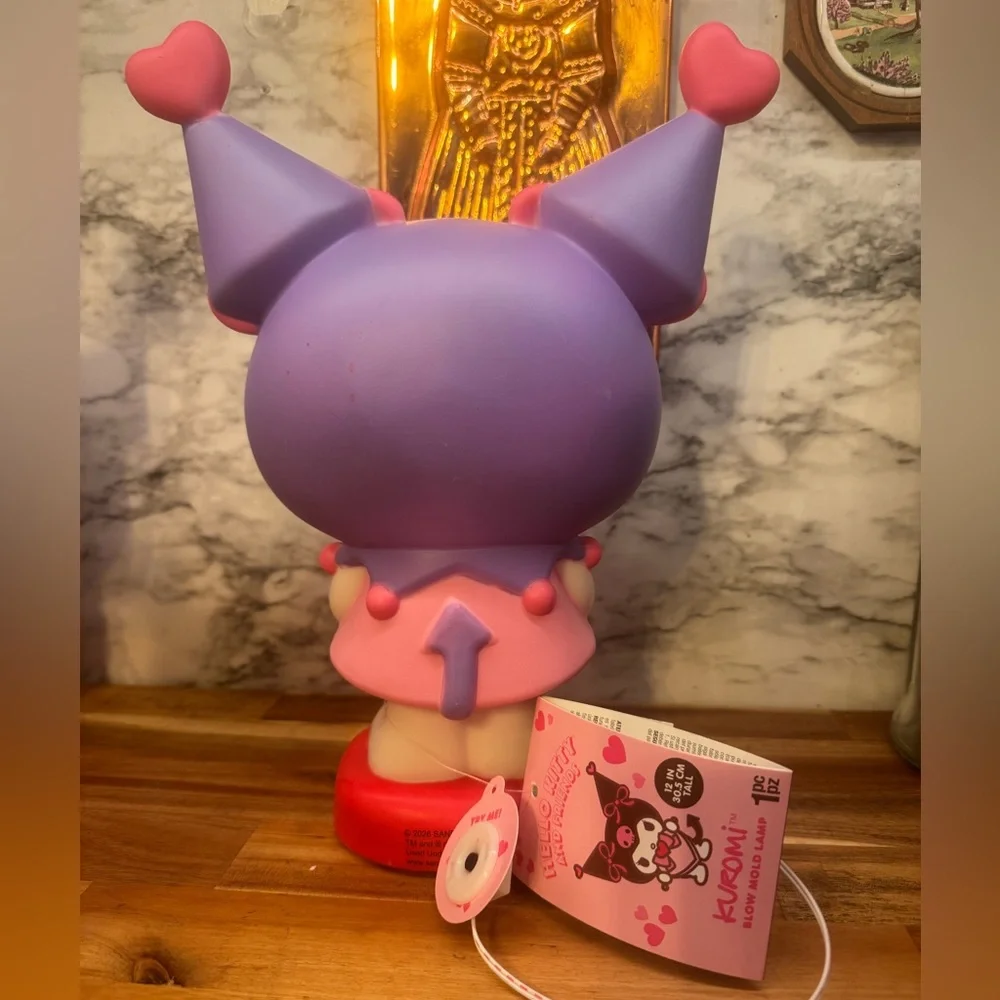 Sanrio Red and Pink Kuromi Blow mold Collectible